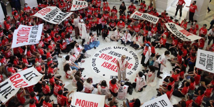 US Capitol Police arrest Jewish activists calling for Israel arms embargo | Israel-Palestine conflict News