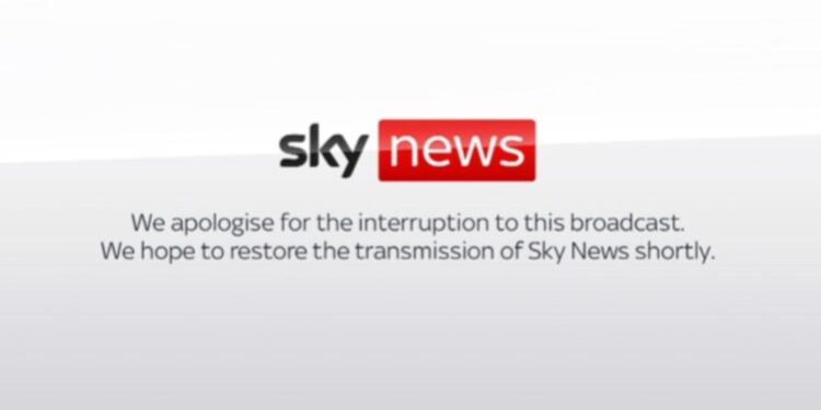Sky News Off Air Briefly, Planes Disrupted During Global IT Outage