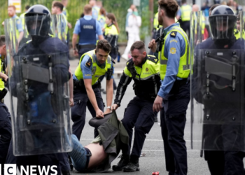 Irish PM condemns ‘reprehensible’ violence at protest