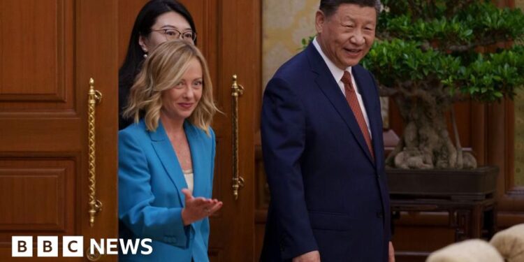 Italy PM Meloni vows to ‘relaunch’ bilateral ties with China