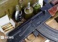 Yemen weapons dealers selling machine guns on X