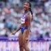 American Masai Russell wins Olympic women’s 100m hurdles gold
