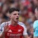 Mikel Arteta ‘amazed’ by Declan Rice’s controversial red card
