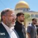 Israeli minister denounced for prayer call at Jerusalem holy site
