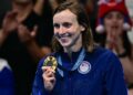 Ledecky seals GOAT status, USA break world record in Olympic swimming pool | Paris Olympics 2024 News