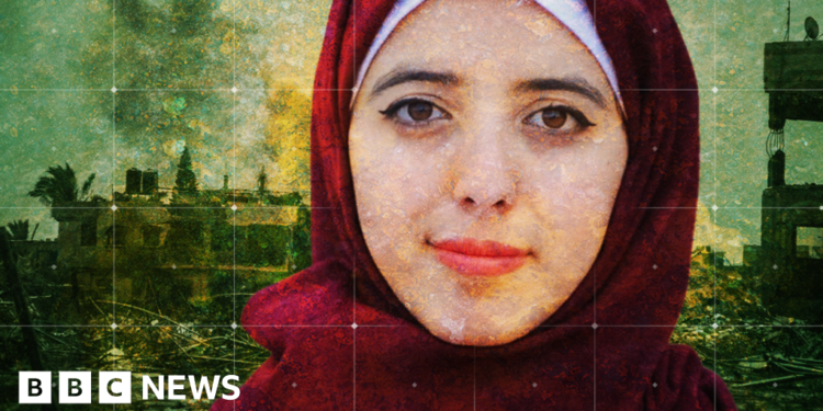 ‘Still alive’ – graduate Asmaa’s texts to BBC from Gaza ruins