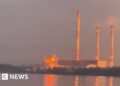 Fires at Russian energy plants after Ukraine drone attacks