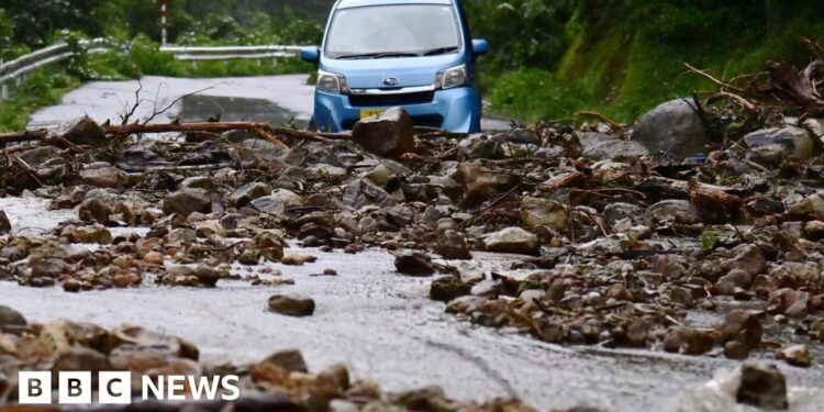 One dead and several missing after ‘unprecedented’ rains in Japan