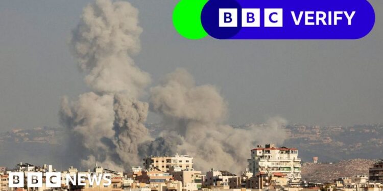 What satellite data shows about rocket damage in Lebanon