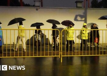 Police target Halloween revellers in Shanghai