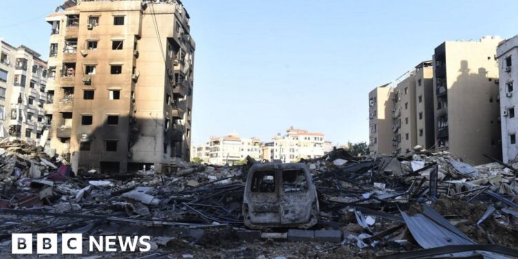 Satellite imagery reveals intensity of Israeli bombing