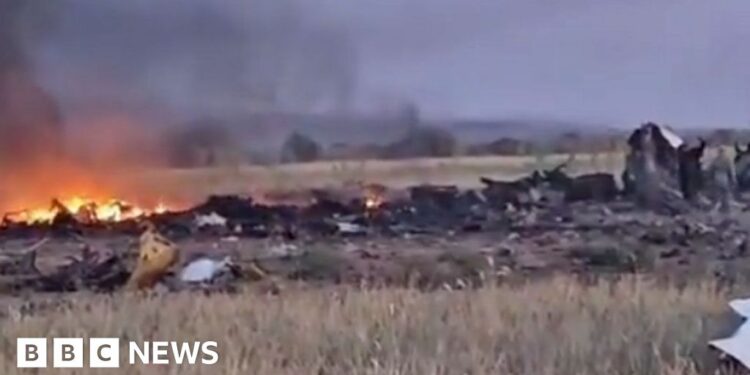 Russians feared dead after plane shot down in Sudan