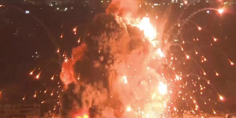 Powerful explosion rocks Beirut overnight