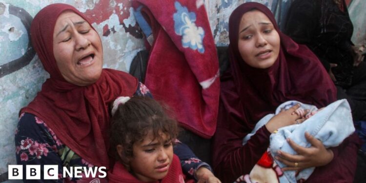 Nearly 70% of Gaza war dead women and children