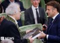 Dictionary of the French Academy presented to President Macron