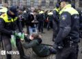 Dozens detained after protesters defy mayor’s ban