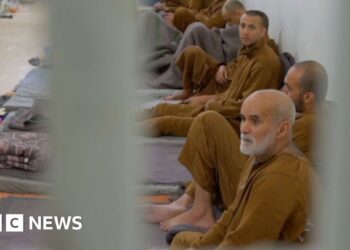 BBC goes inside Syrian prison holding IS detainees