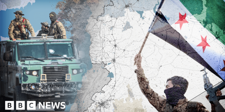 Who controls the country now Assad has gone?