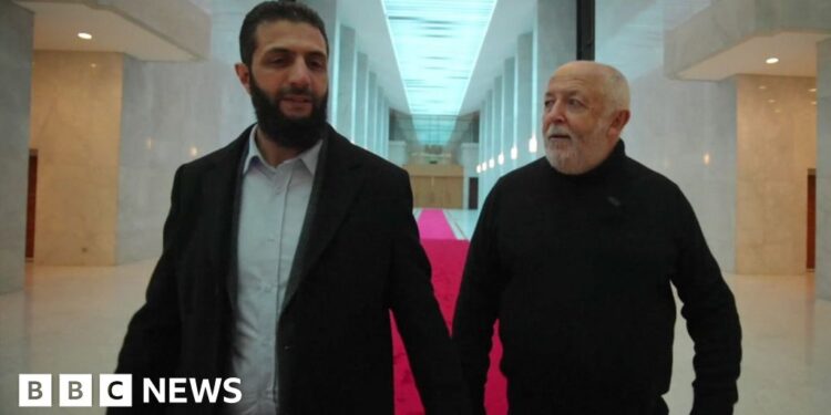 BBC speaks to Syrian rebel leader Ahmed al-Sharaa