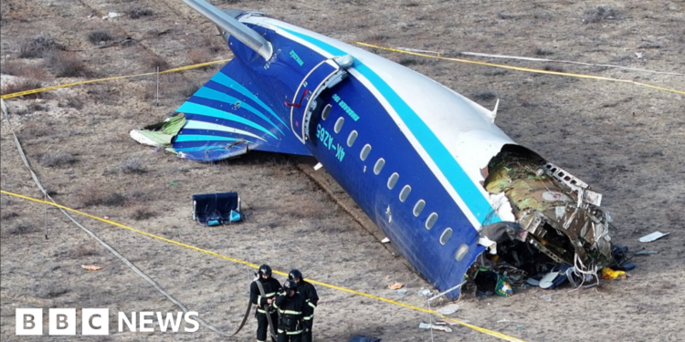 Putin sorry over Azerbaijan Airlines crash but does not accept blame
