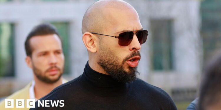 Andrew Tate released from house arrest after five months