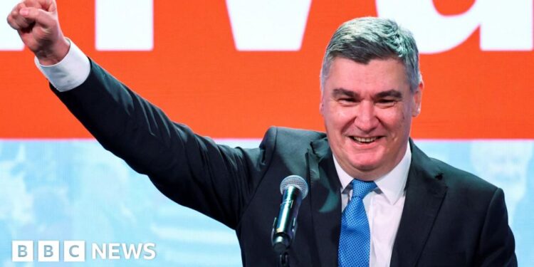 Croatian president re-elected in landslide victory