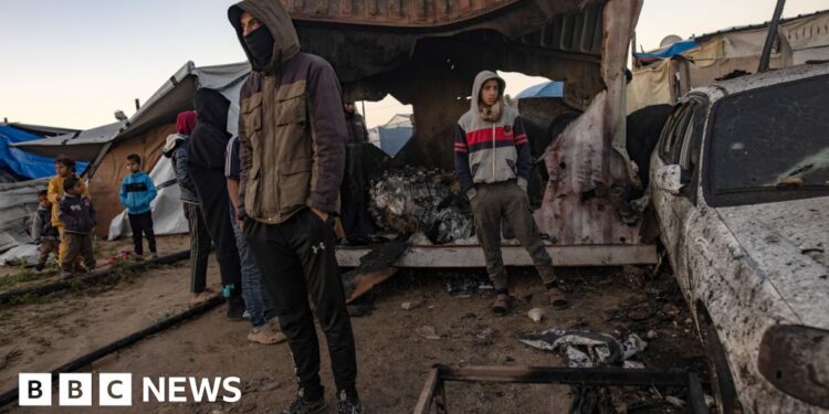 Hamas police chief among 40 reported killed in Israeli strikes on Gaza