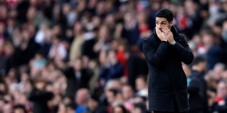 Arsenal ‘nowhere near’ level to win league – Mikel Arteta