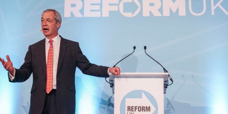Nigel Farage’s right-wing Reform Party leads in UK poll for first time | Elections News