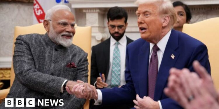 Modi hails US-India ‘mega-partnership’ in Trump meeting