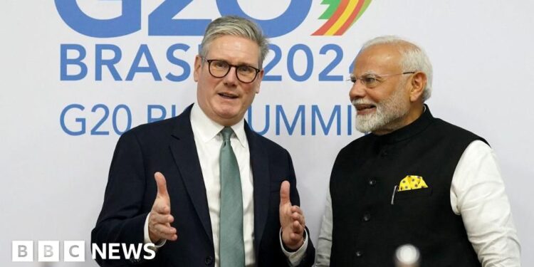 Jonathan Reynolds in Delhi as trade talks relaunched