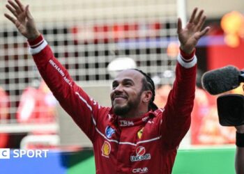 Chinese GP sprint 2025: Lewis Hamilton takes first Ferrari win