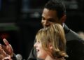 Maurice Cheeks, Natalie Gilbert reunite as Trail Blazers welcome back anthem singer