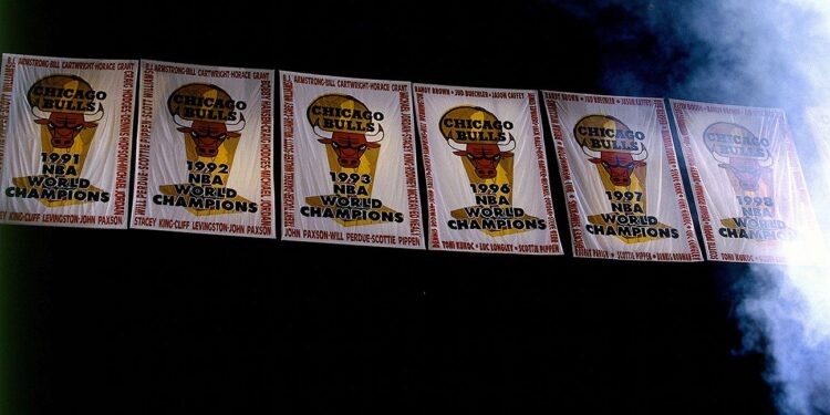 Bulls banners taken down for repair after rock show damage