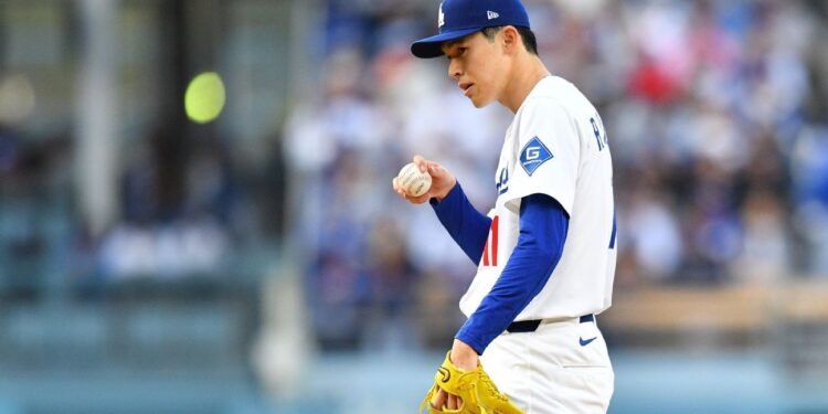Roki Sasaki pulled from Dodger Stadium debut in 2nd inning