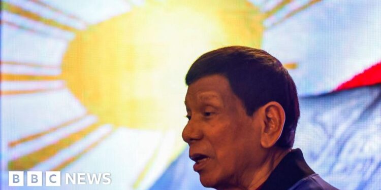 Ex-Philippine leader in The Hague after drug war arrest