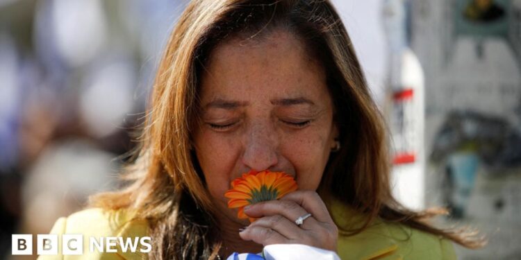 Israelis pay last respects to hostage mother and sons killed in Gaza