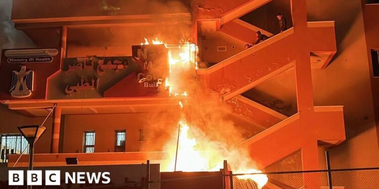 Israeli strike at Gaza’s Nasser Hospital kills Hamas official and aide