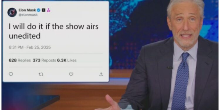 Jon Stewart Officially Invites Elon Musk On ‘The Daily Show’