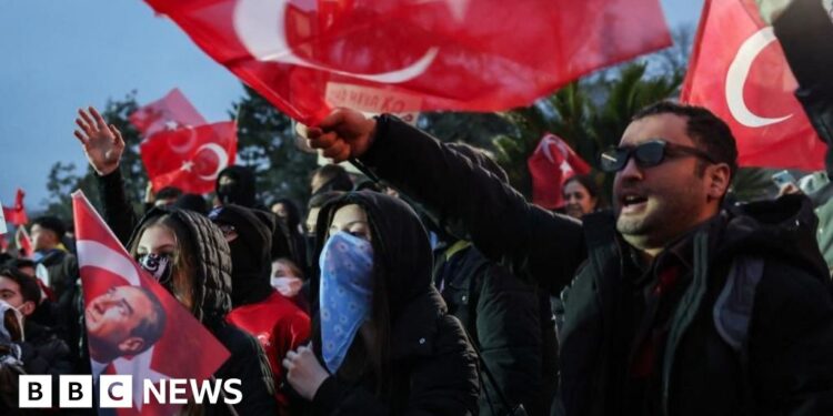 Erdogan calls Turkey protests over Imamoglu arrest ‘evil’