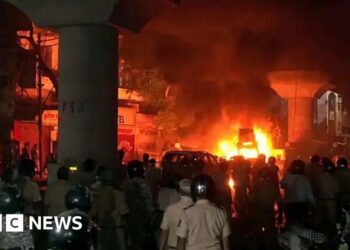Curfew in Indian city after violence over Mughal emperor’s tomb