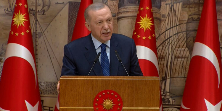 Erdogan welcomes PKK ceasefire but warns the group that it must disband | Recep Tayyip Erdogan