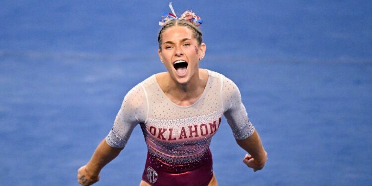 Highlights from the 2025 NCAA gymnastics semifinals