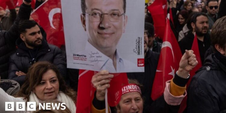 Turkey’s main Erdogan rival Imamoglu in first court appearance since arrest