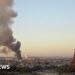 Plume of black smoke over Parisian skyline after ‘major’ fire