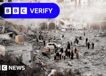 Videos show Israeli strike on school-turned-shelter in Gaza