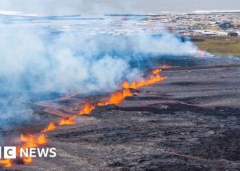 Residents evacuated as lava spews out