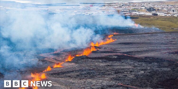 Residents evacuated as lava spews out