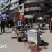 Israeli strikes on Gaza restaurant and market kill 33