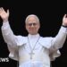 Crowds cheer as Pope holds first Sunday address